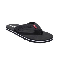 Levi’s Men’s Wordmark Slip-On Thong Sandals Men’s Shoes, Black, 12M