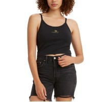 Levi’s Strappy Graphic-Print Tank Top, Black, Medium