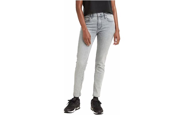 Levi’s Women’s 720 High Rise Super Skinny Jeans, Silver, 24 Regular