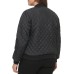 Levi’s Women’s Diamond Quilted Bomber Jacket, Black, Small