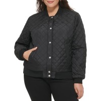 Levi’s Women’s Diamond Quilted Bomber Jacket, Black, X-Small