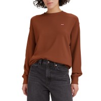 Levi’s Women’s Standard Crewneck Sweatshirt, Burnt Ochre, Small