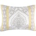 Ives Quilt Set  Full/Queen Quilt Two Standard Pillow Shams, Grey/Yellow