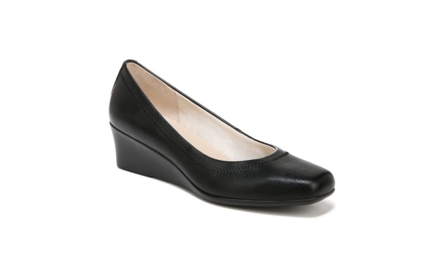  Groovy Wedge Pumps Women’s Shoes, Black, 9.5M