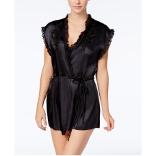 Linea Donatella Womens Sleepwear Coverup (Black, M)