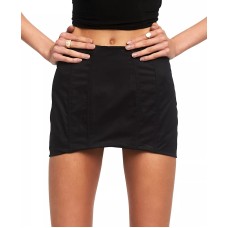Lioness Women’s Venetian Corset Mini Skirt, Black, XS