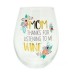 Listen to Me Wine Hostess Set with Oversized Stemless Wine Glass and Corkscrew