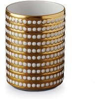 L’Objet Perlee Gold  Vase, 3″ x 4″