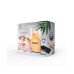  Wireless Bluetooth Speaker Lamp with Himalayan Salt + Satin Sleep Kit, Pink