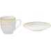  Floral Rosalia Design Espresso Set (Service for 6), Gold