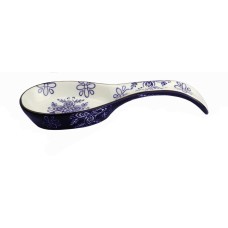 Lorren Home Trends Samana Collection Set of 2 Navy Stoneware Spoon