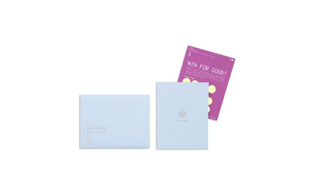  Meals Snowflake Social Good Scratch Off Card, Purple