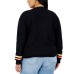  Plus Size Friends Logo Graphic Sweatshirt, Black/2X