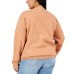  Womens Plus Size Los Angeles Graphic Sweatshirt, Khaki,1X