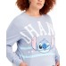  Womens Trendy Plus Size Ohana-Graphic T-Shirts, Purple, 2X