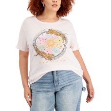 Love Tribe Womens Trendy Plus Size Graphic T-Shirts
