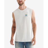 Lucky Brand Mens Muscle Tee, X-Large, White