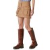  Womens Clean Cargo Mini Skirt, Chipmunk,XS