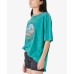  Womens Graphic T-Shirt, Blue, M