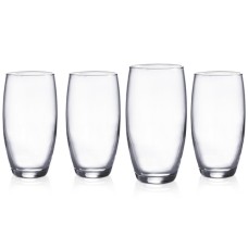 Luminarc Cachet 9oz Stemless Flutes, Set of 4
