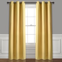 LUSH DÉCOR Absolute Blackout 76″ x 84″ Curtain Pair