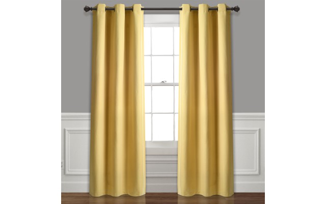 LUSH DÉCOR Absolute Blackout 76″ x 84″ Curtain Pair
