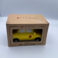Macys Taxi Coin Bank, Yellow
