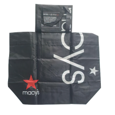 Macys X Oceancycle from Beach to Bag 1 Reusable Shopping Tote Bags Choose Style, Blue Black