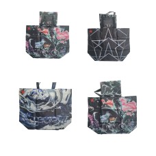 Macys X Oceancycle from Beach to Bag 1 Reusable Shopping Tote Bags Choose Style, Blue Black