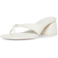 Madden Girl Women’s Cherrie Heeled Sandal, White Paris, 9.5
