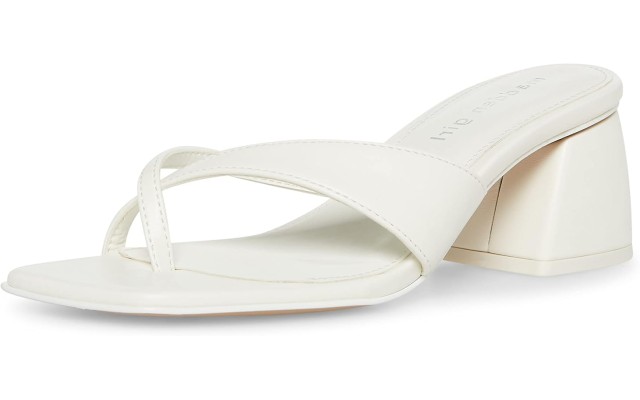  Women’s Cherrie Heeled Sandal, White Paris, 9.5