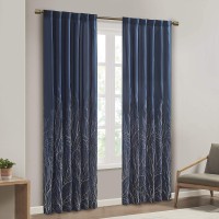 Madison Park Andora Embroidered Window Panel, 50 x 95