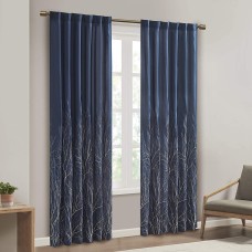 Madison Park Andora Embroidered Window Panel, 50 x 95