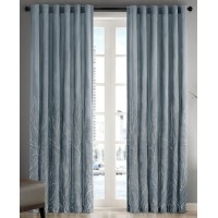 Madison Park Andora Embroidered Window Panel, 50″ x 95″, Blue