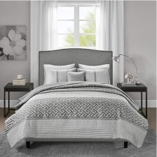 Madison Park Bennett King/Cal King 4 Piece Jacquard Coverlet Set