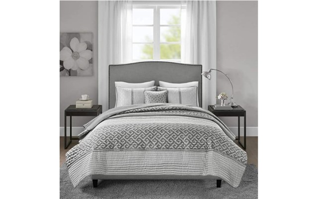  Bennett King/Cal King 4 Piece Jacquard Coverlet Set