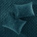  Harper Quilted Velvet 3-Pc. Coverlet Set, Full/Queen, Emerald
