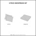 Quebec Quilted 3-Pc. Bedspread Set,  Queen, Navy