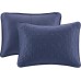  Quebec Quilted 3-Pc. Bedspread Set,  Queen, Navy