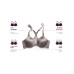  One Fab Fit Lace T-Back Shaping Underwire Front Close Bra 7112, White, 34C
