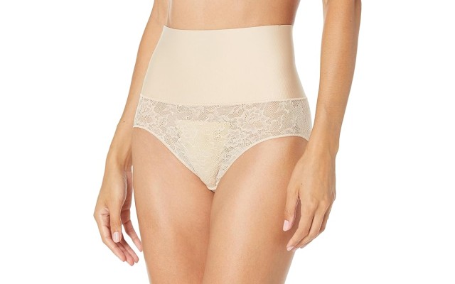  Tame Your Tummy Firm Control Brief DM0051, Nude, 2X-Large