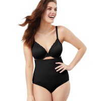 Maidenform Women’s Firm Control Fat Free Dressing High Waist Shaping Brief 1854, Black, XX-Large