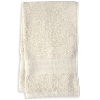 Mainstream International Inc. Cotton Solid 16″ x 26″ Hand Towel Bedding, Beige, 16 x 26