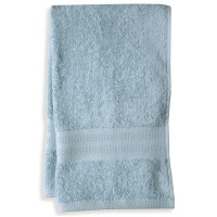 Mainstream International Inc. Cotton Solid 16″ x 26″ Hand Towel Bedding, Blue, 16 x 26