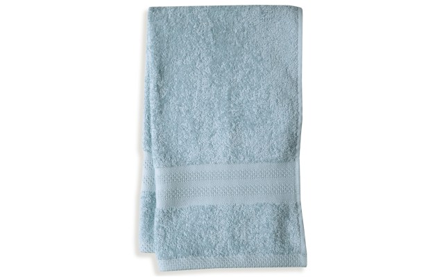  Inc. Cotton Solid 16″ x 26″ Hand Towel Bedding, Blue, 16 x 26