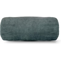 Majestic Home Goods Villa Round Bolster Decorative Pillow, 18.5′ x 8′