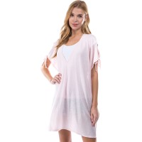 Marcus Adler Cold Shoulder Topper, Blush, One-size