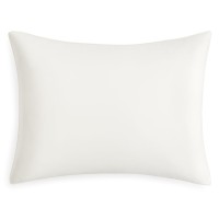 Mari Ann Silk Charmeuse Pillowcase, King, White, King