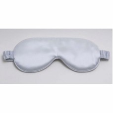 Mari Ann Silk Charmeuse Silk-Filled Sleep Mask, Grey