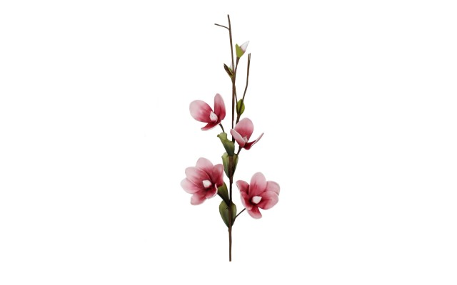 Marshall Home & Garden Stem With Pink Flowers Brown Stems, 39″H x 9″W